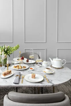 Taza de té Château Septfontaines 20 cl, Blanco-oro