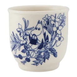 Taza de té Mumin Haru 26 cl, Azul-blanco