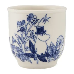 Taza de té Mumin Haru 26 cl, Azul-blanco