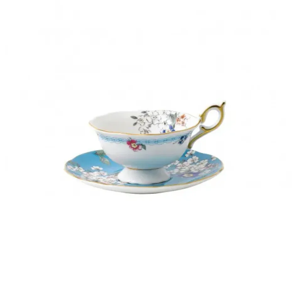 Taza de té pequeña y platillo Wonderlust, blossom