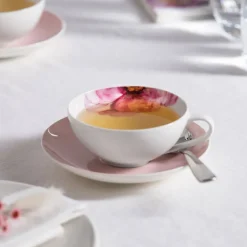 Taza de té Rose Garden, Blanco