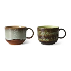 Taza de té 70's 42,5 cl 2 piezas, Odyssey