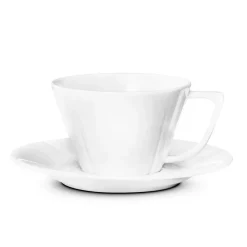 Taza de té y platillo Grand Cru, blanco