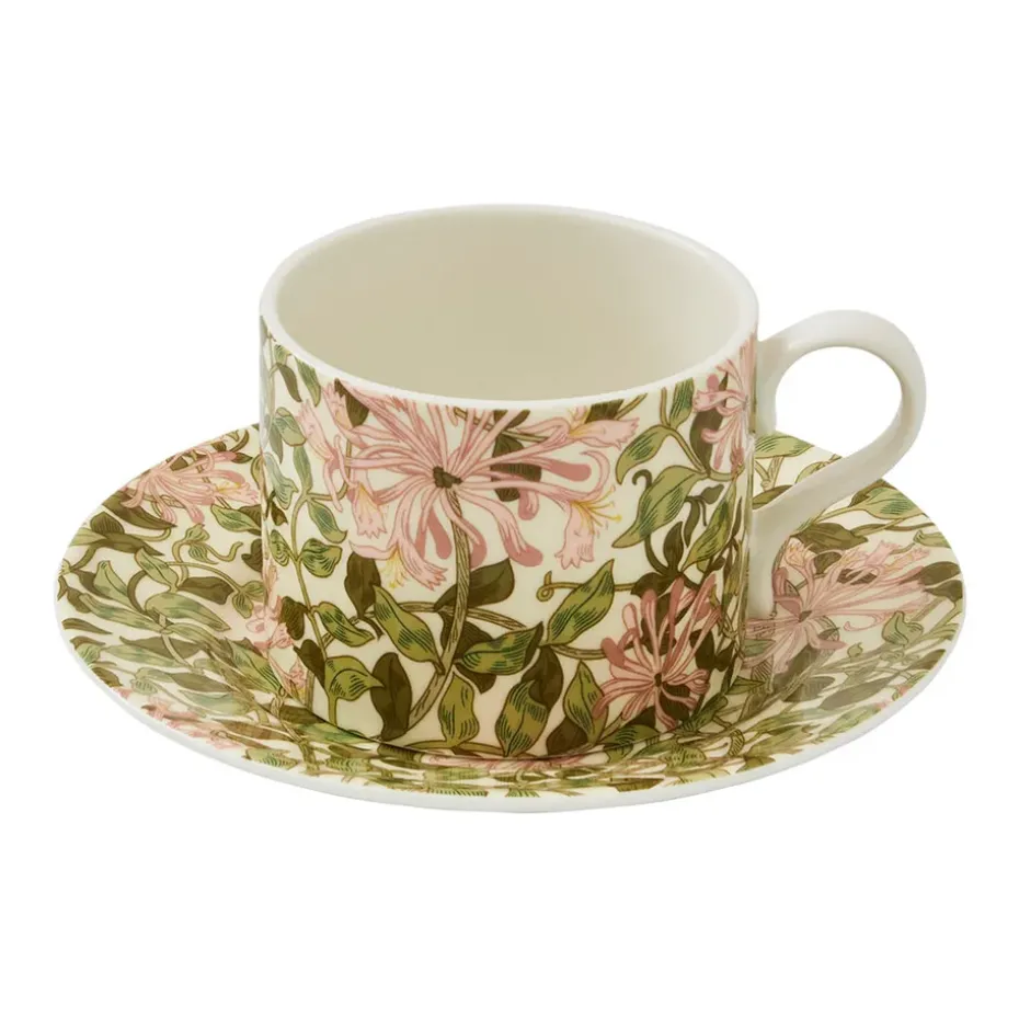 Taza de té y platillo Honeysuckle 28 cl, Multi