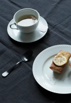 Taza de té y platillo Rhombe 24 cl, Blanco