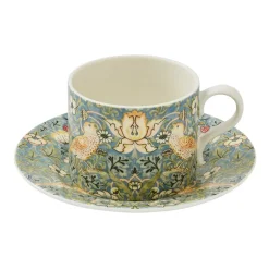 Taza de té y platillo Strawberry Thief 28 cl, Multi