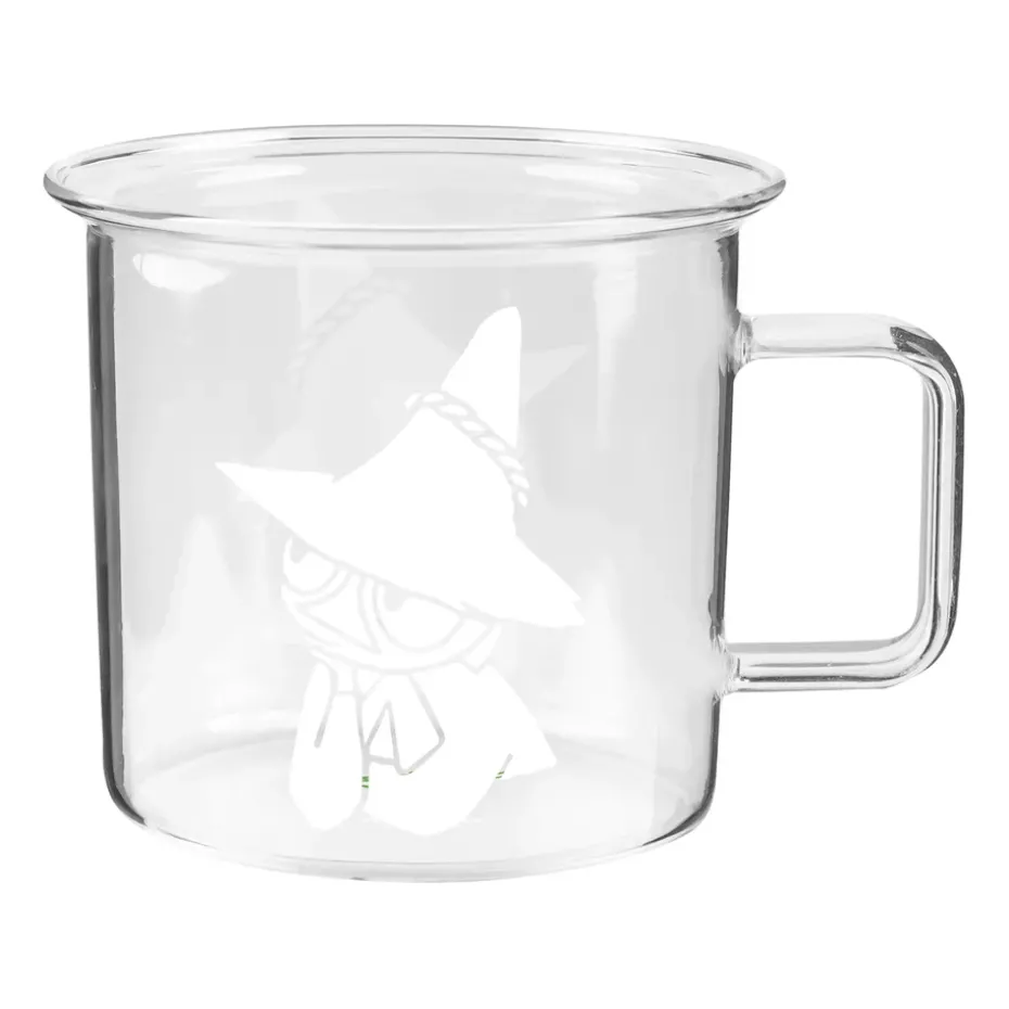 Taza de vidrio Moomin transparente 35 cl, Snufkin