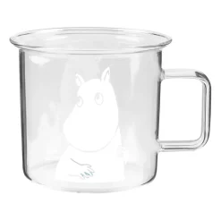 Taza de vidrio Moomin transparente 35 cl, Moomin