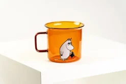 Taza de vidrio Moominpappa 35 cl, Amber