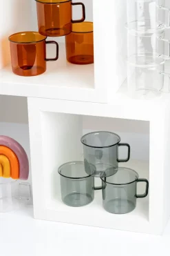 Taza de vidrio Muurla 35 cl, Amber