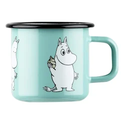 Taza esmalatada Moomin Retro 37 cl, Mint