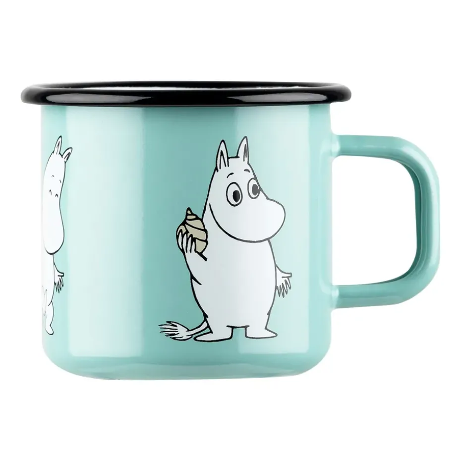 Taza esmalatada Moomin Retro 37 cl, Mint