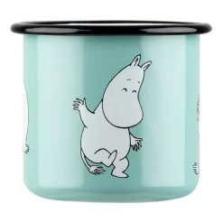Taza esmalatada Moomin Retro 37 cl, Mint