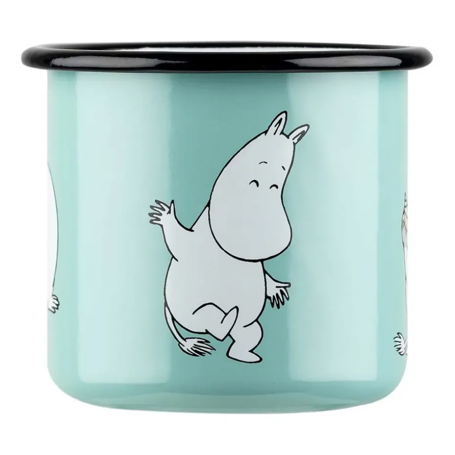 Taza esmalatada Moomin Retro 37 cl, Mint