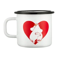 Taza esmaltada Moomin 37 cl, Corazón