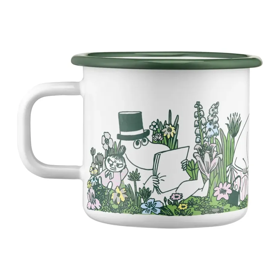 Taza esmaltada Moomin 37 cl, In the garden