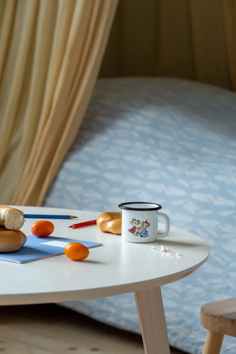 Taza esmaltada Moomin 1,5 dl, Thingumy y bob