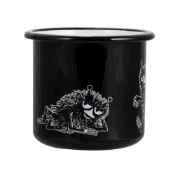 Taza esmaltada Stinky 37 cl, negro