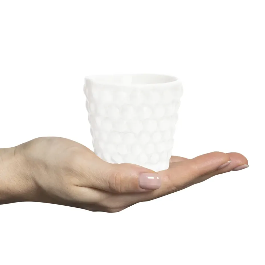 Taza espresso Bubbles 10 cl, blanco
