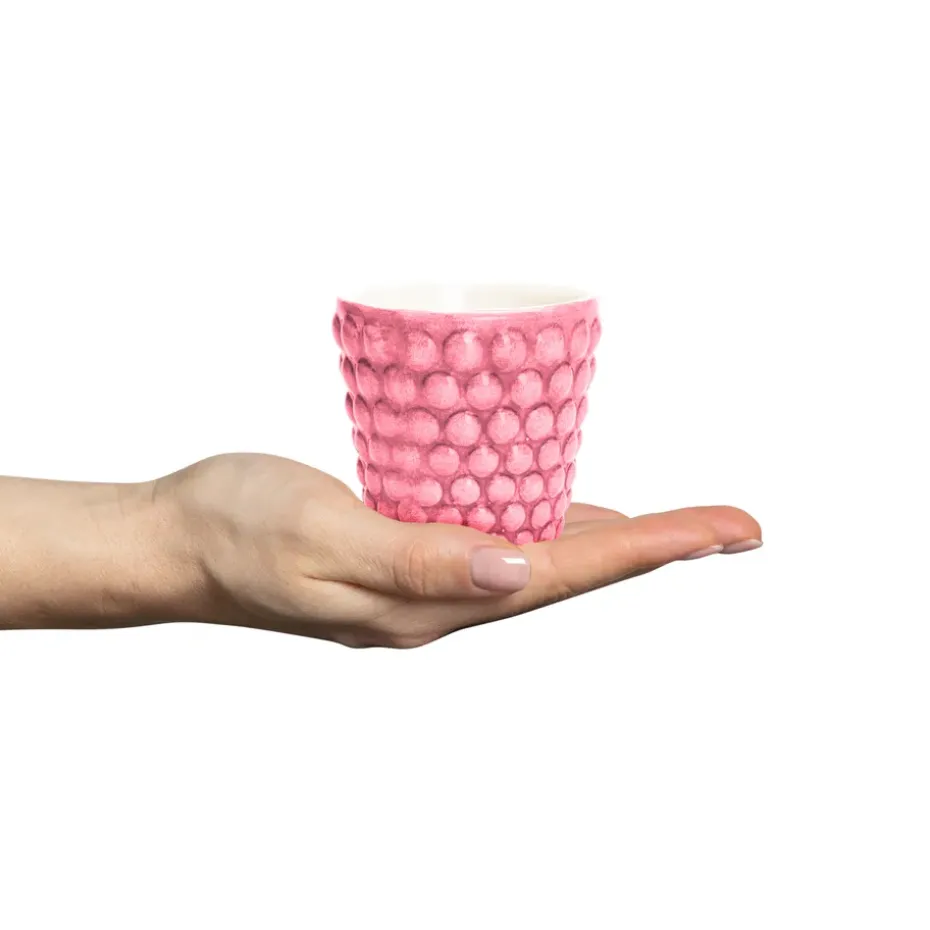Taza espresso Bubbles 10 cl, Rosa
