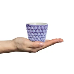 Taza espresso Bubbles 10 cl, Violeta