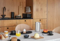 Taza espresso y platillo Nordic Kitchen, Negro
