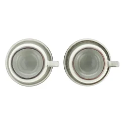 Taza espresso y platillo Amera, White sands