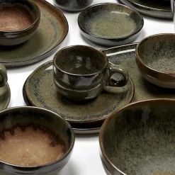 Taza espresso y platillo Surface 10 cl, Indi grey