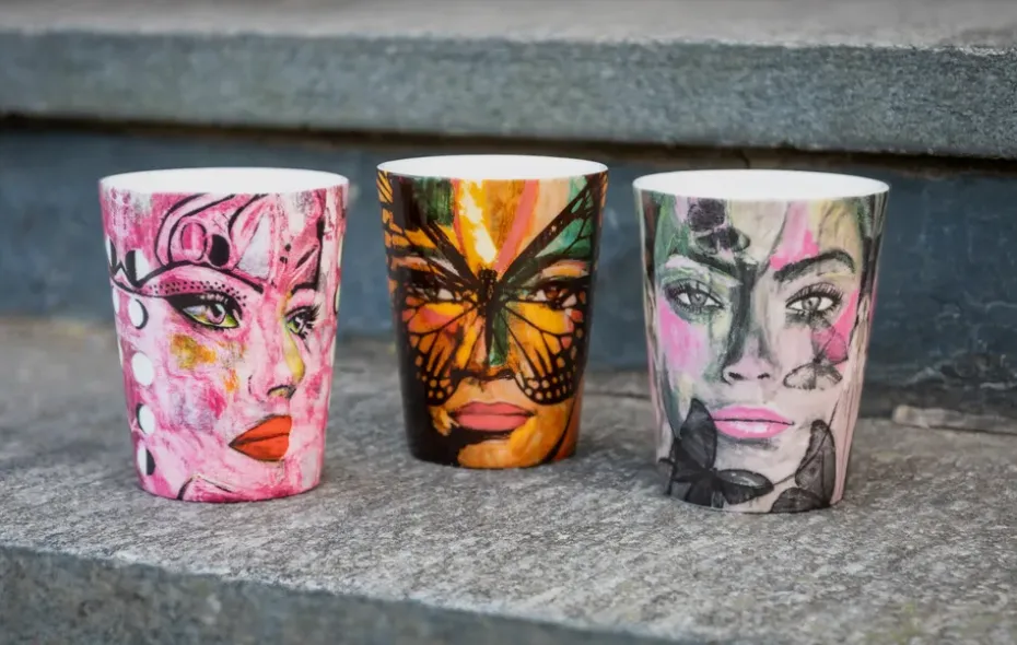 Taza Golden Butterfly 35 cl, 35 cl