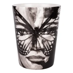 Taza Golden Butterfly 35 cl, Black-white
