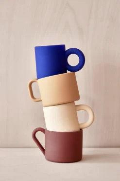 Taza infantil Nomu 2 piezas, OpticBlue-LightRubber