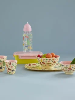Taza infantil Rice melamina, Estampado Jungla Dulce-Rosa Suave