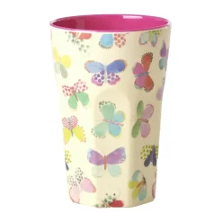 Taza melamina Rice alta, Mariposa