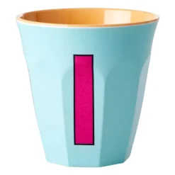 Taza melamina Rice mediana letra I 30 cl, Mint