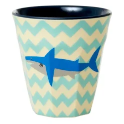 Taza melamina Rice mediana, Shark