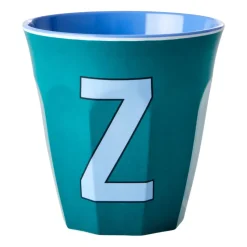 Taza melamina Rice mediana letra Z 30 cl, Green