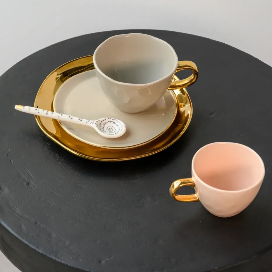 Taza mini Good Morning Coffee 17,5 cl, Old pink