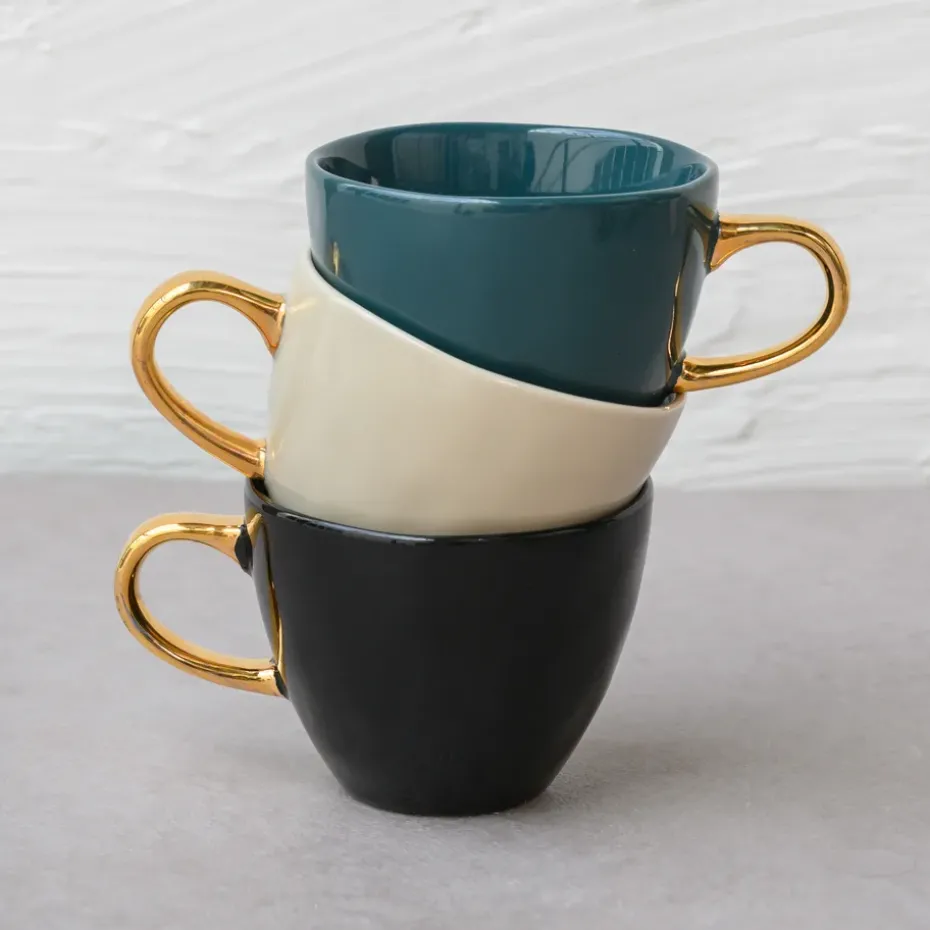 Taza mini Good Morning Coffee 17,5 cl, Blue green