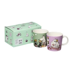 Taza Moomin Enamorados & Cariño, set de 2 piezas, 30 cl
