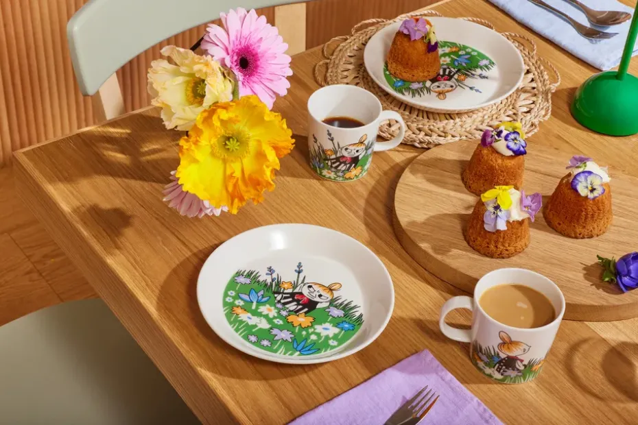 Taza Moomin Little My and meadow, blanco-multi