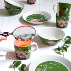Taza Moomin Thingumy & Bob King's Ruby, verde