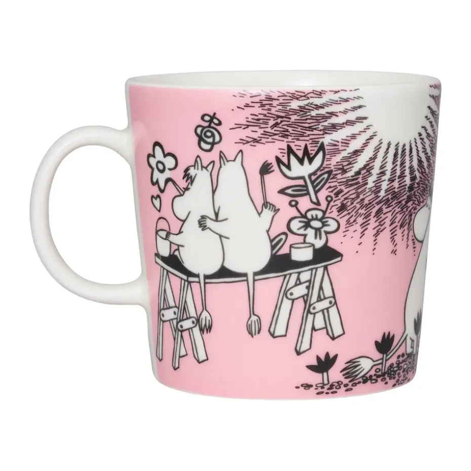 Taza Mumin Amor 40 cl, Rosa