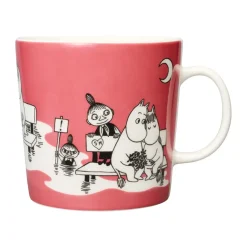 Taza Mumin rosa especial, 40 cl