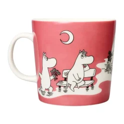 Taza Mumin rosa especial, 40 cl