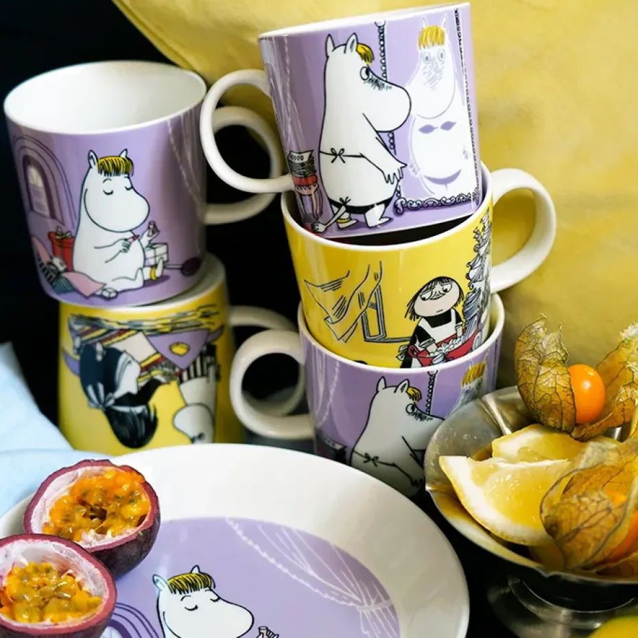 Taza Mumin Snorkmaiden morado, 30 cl