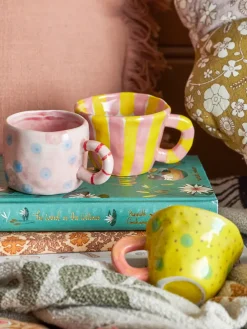 Taza Nini 10 cl, Rosa-amarillo