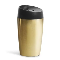 Taza para coche Loke 24 cl, Dorado