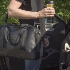Taza para coche Loke 24 cl, Dorado