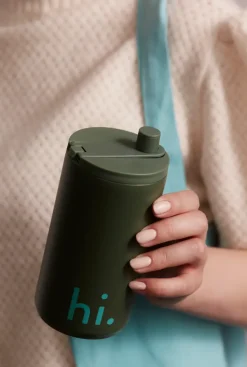 Taza portátil Design Letters 35 cl, Hi-myrtle green