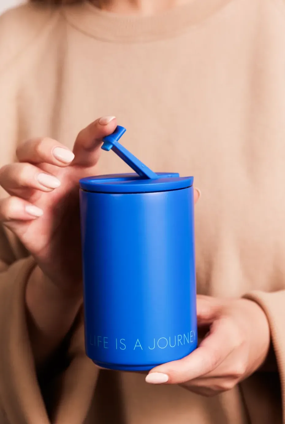 Taza termo Design Letters, Cobalt blue